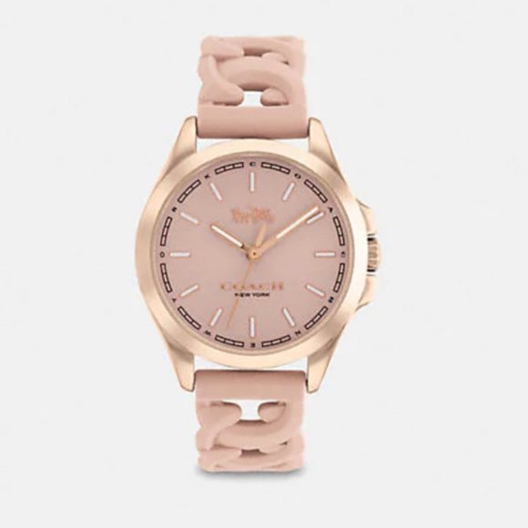 Coach Libby Watch, Blush Pink, 34 Mm - Picture 1 of 8